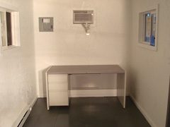 desk in mobile office