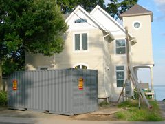 storage container outside of residential
