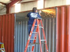 welding custom storage container