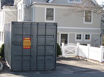 20 foot home storage gray container